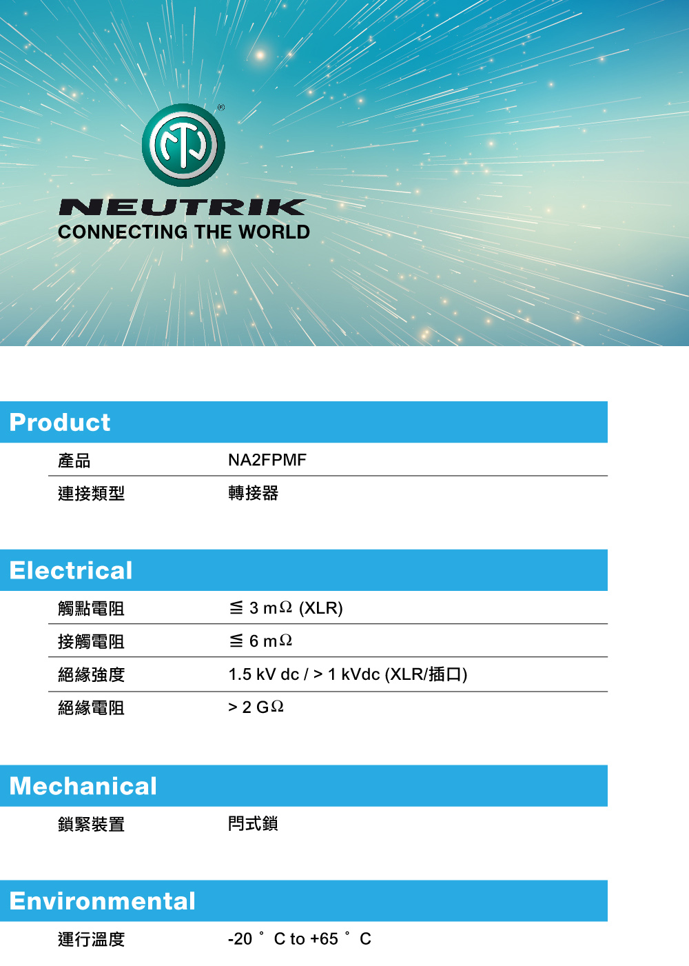 NEUTRIK NA2FPMF