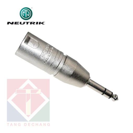 NEUTRIK NA3MP 三芯卡農公頭 對 6.3TRS立體聲公頭連接器：圖片 3