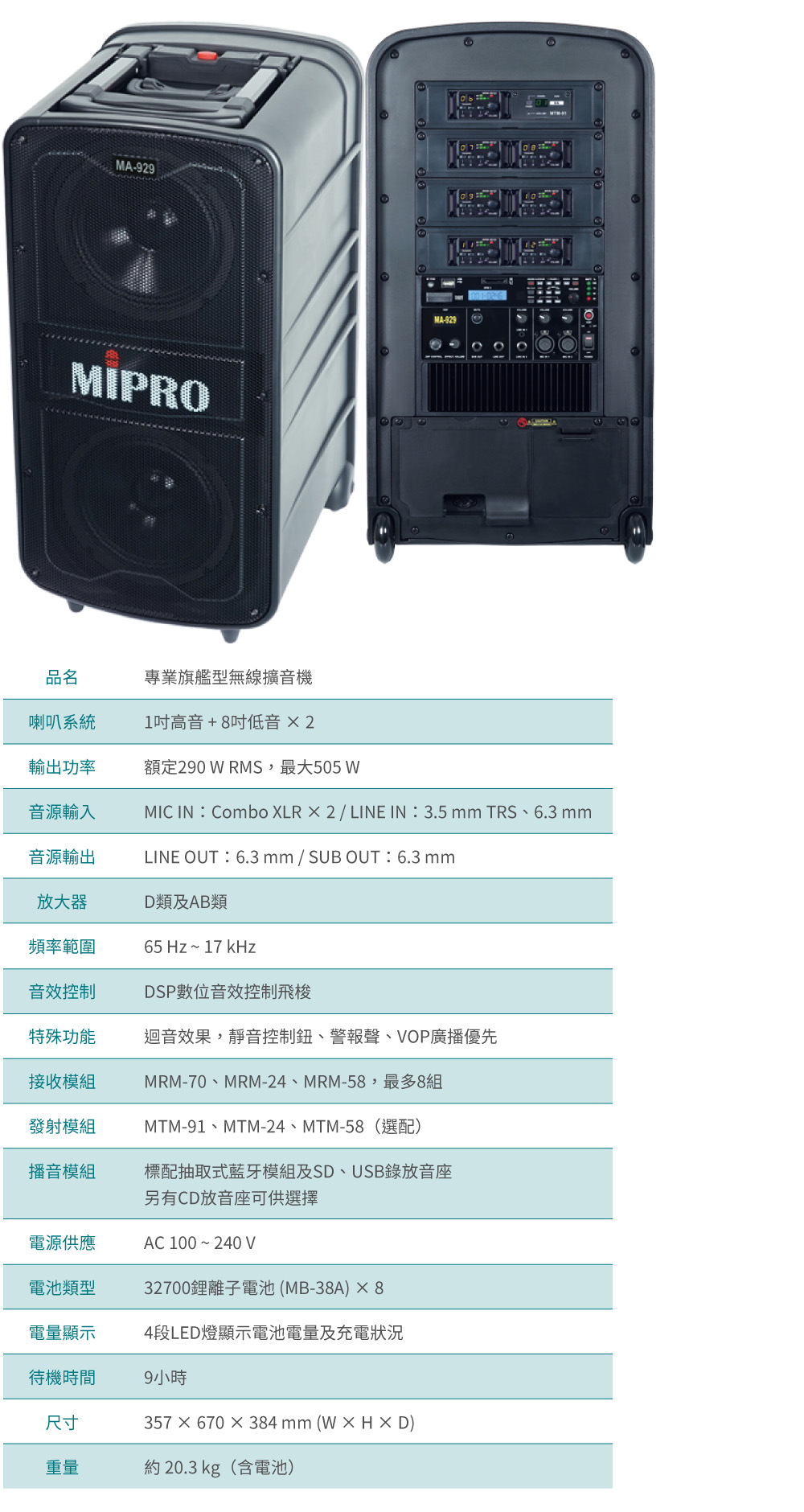 MIPRO MA-929