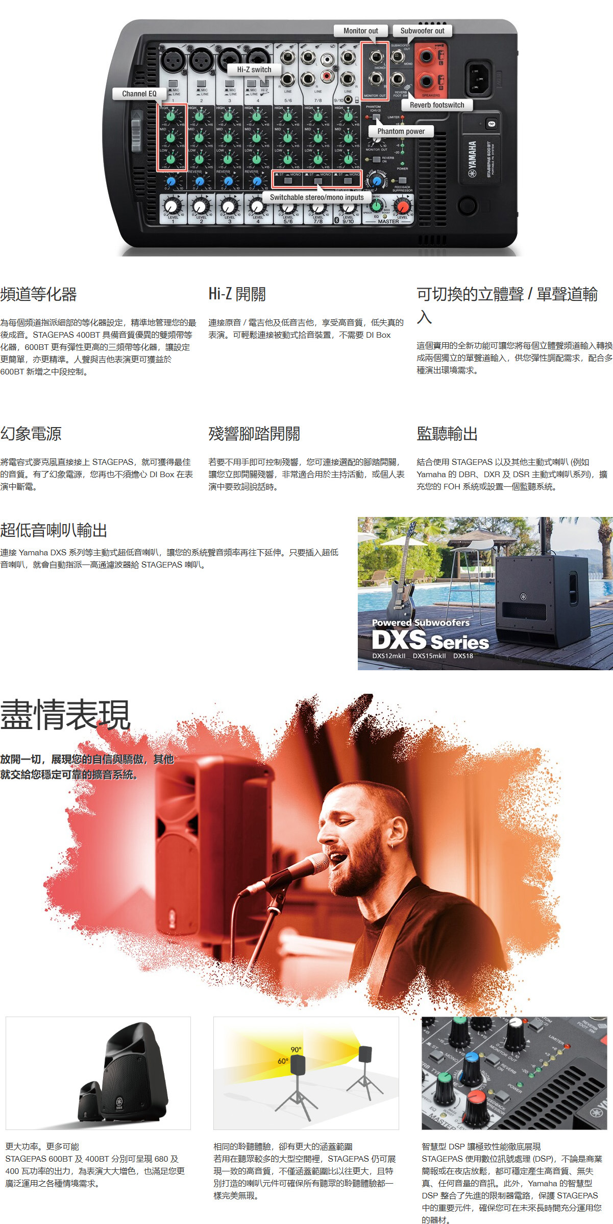 YAMAHA STAGEPAS